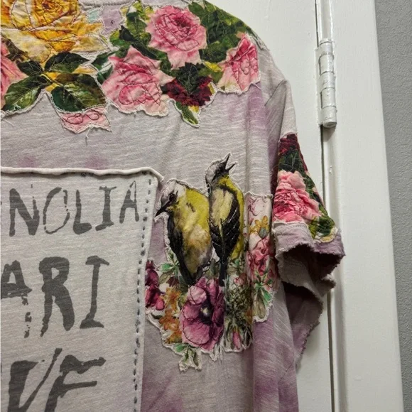 Magnolia Pearl Tie Dye Applique T Dress 835 Juniper SOLD OUT - Picture 9 of 10